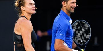 La bielorrusa Aryna Sabalenka y el serbio Novak Djokovic son el gran reclamo del dobles mixto del Abierto de Estados Unidos