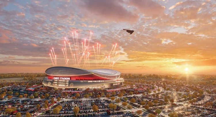Chiefs presentan el diseño de su nuevo estadio; abriría en 2031 y buscará albergar un Super Bowl