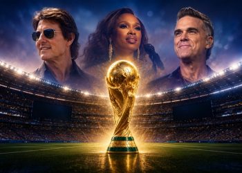 Tom Cruise, Jennifer Hudson y Robbie Williams encabezarán la clausura del Mundial 2026