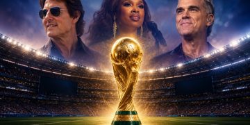 Tom Cruise, Jennifer Hudson y Robbie Williams encabezarán la clausura del Mundial 2026
