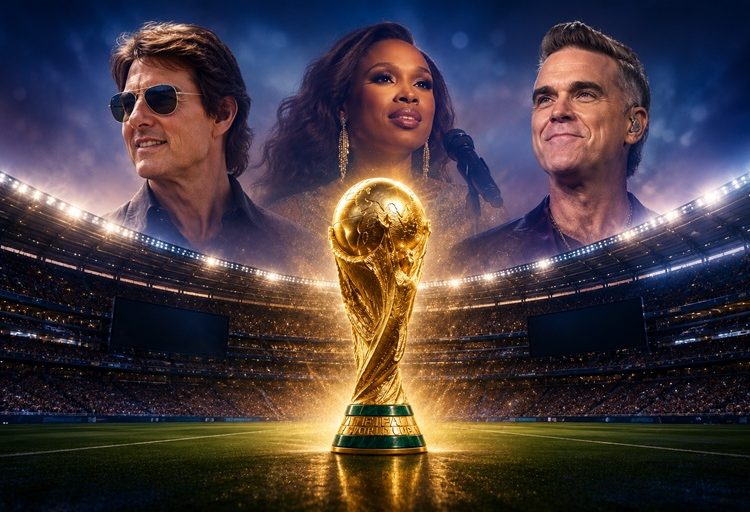 Tom Cruise, Jennifer Hudson y Robbie Williams encabezarán la clausura del Mundial 2026
