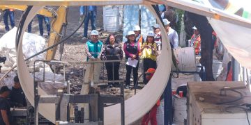 Clara Brugada supervisa obras hidráulicas para reducir inundaciones en Iztapalapa