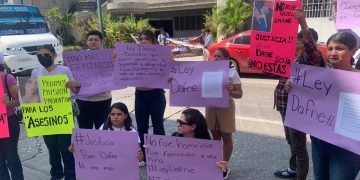 Protestan en Tampico por muerte de Dafne; exigen justicia y detenciones