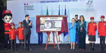Bicentenario de Relaciones Diplomáticas México – Francia es celebrado con billete de Lotería