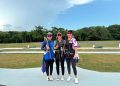 La olímpica y subcampeona mundial Gabriela Rodríguez, además de ser la abanderada de México en la justa regional, defendió