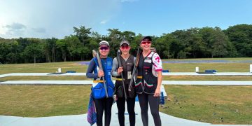 La olímpica y subcampeona mundial Gabriela Rodríguez, además de ser la abanderada de México en la justa regional, defendió