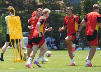 Bélgica realiza su último entrenamiento en Los Ángeles