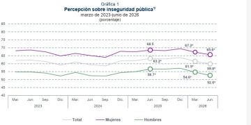Percepción de inseguridad baja en México: INEGI