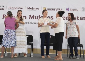 Sheinbaum impulsa la Pensión Mujeres Bienestar y espacios de apoyo para mujeres en Guerrero