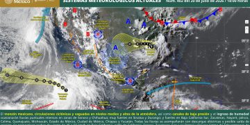 SMN prevé lluvias fuertes, granizo y calor extremo en el país