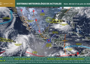Lluvias intensas afectarán el norte, occidente y centro del país