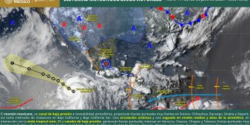 SMN prevé lluvias intensas y calor extremo afectarán gran parte del país