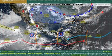 Lluvias intensas y tormentas dominarán el centro, sur y sureste