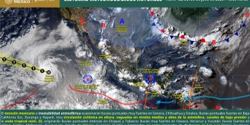 Lluvias fuertes, tormentas eléctricas y calor superior a 40 °C afectarán varios estados
