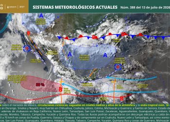 SMN prevé que continuarán lluvias intensas y el calor extremo en el norte