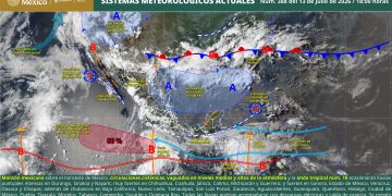 SMN prevé que continuarán lluvias intensas y el calor extremo en el norte