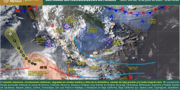 ¡No bajes la guardia! Continuarán las lluvias en la mayor parte del país