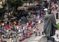 Miles marchan en CDMX por el Día Internacional de los Pueblos Indígenas