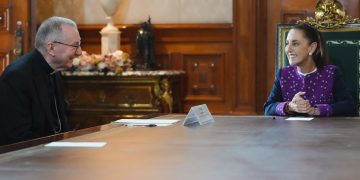 Sheinbaum y Parolin dialogan sobre IA, paz y ética