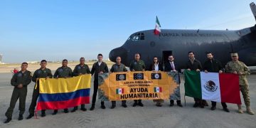 México envía 58.5 toneladas de ayuda a Colombia tras terremoto de 7.4