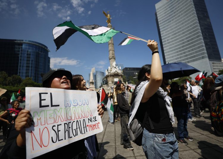 Protestas en México: activistas exigen cancelar acuerdos de agua con Israel