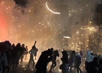 Falla “torito” de pirotecnia en fiestas de Xico y deja 21 personas lesionadas