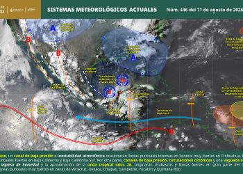 SMN prevé lluvias intensas y calor de hasta 40 °C
